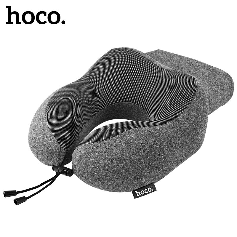 หมอนรองคอ HOCO HX70 เมมโมรี่โฟม ทรงตัว U รองรับต้นคอ 360&deg; พับเก็บได้ พร้อมถุงสำหรับพกพา